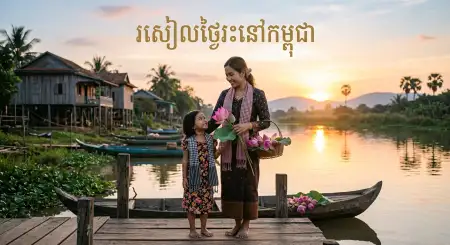 Free Khmer New Year Greeting Poster 2026 Background Image Download