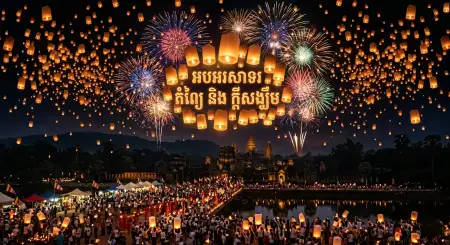 Free Khmer New Year High Resolution Poster Background Image Download