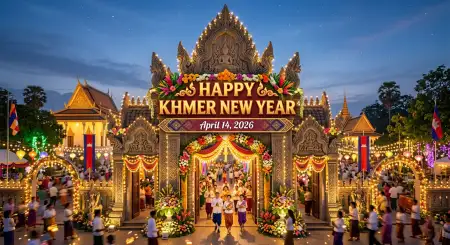 Free Khmer New Year Post Background Hd Background Image Download