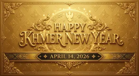 Free Khmer New Year Printable Poster Hd Background Image Download