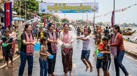 Free Khmer New Year Traditional Poster Hd Background Image Download