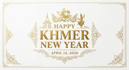 Free Khmer New Year Vector Poster 2026 Background Image Download