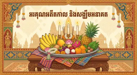 khmer new year wishes poster png transparent