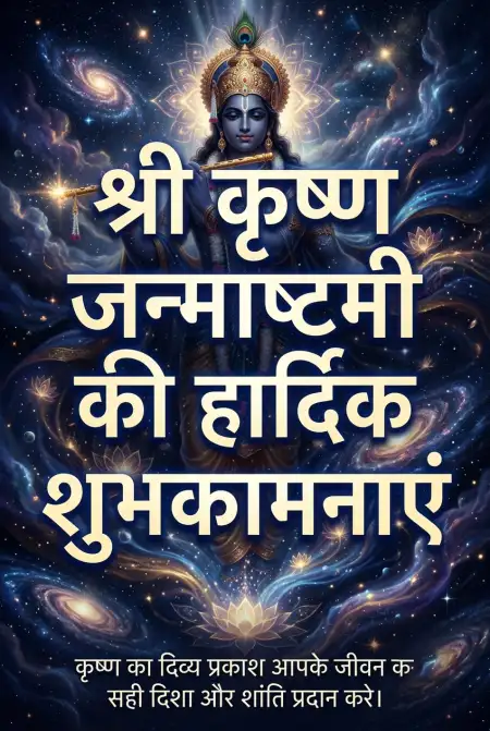 Krishna Janmashtami Whatsapp Status In Hindi - Free Shri Krishna Janmashtami Ki Hardik Shubhkamnaye In Hindi Download