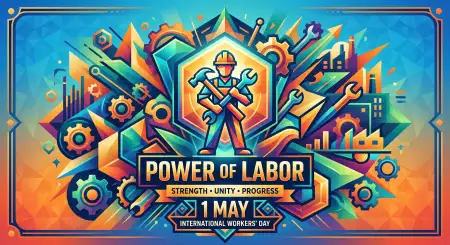 Labor Day Flyer Template Free - Free International Labor Day Wishes 2026 Download