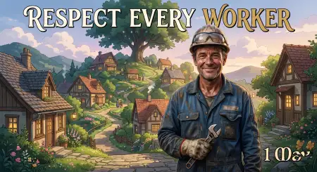 Labor Day Global Event Images - Free International Labor Day Wishes 2026 Download