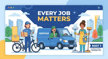 Labor Day Slogan Images - Free International Labor Day Wishes 2026 Download