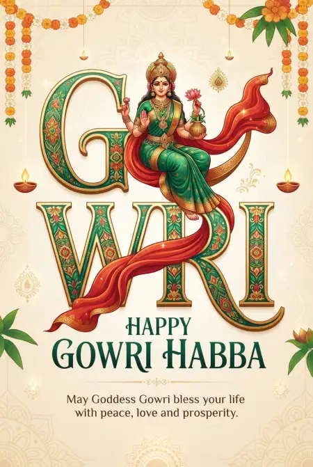 Happy Gauri Habba Wishes 2026