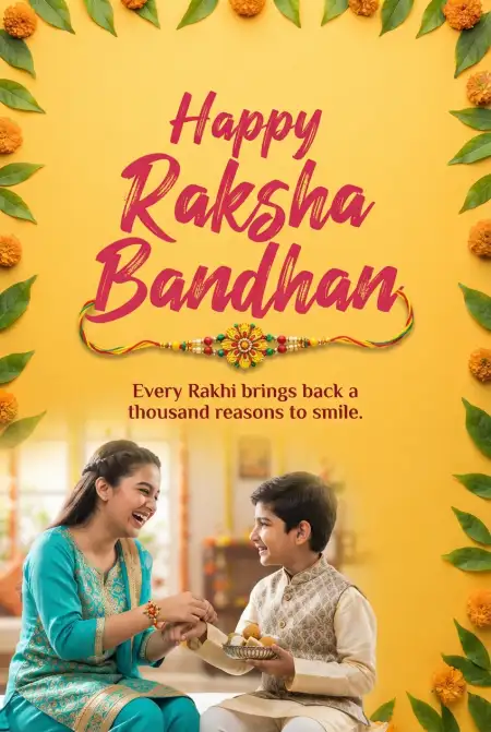 Latest Happy Raksha Bandhan Greetings And Messages - Free Happy Raksha Bandhan Greetings Download