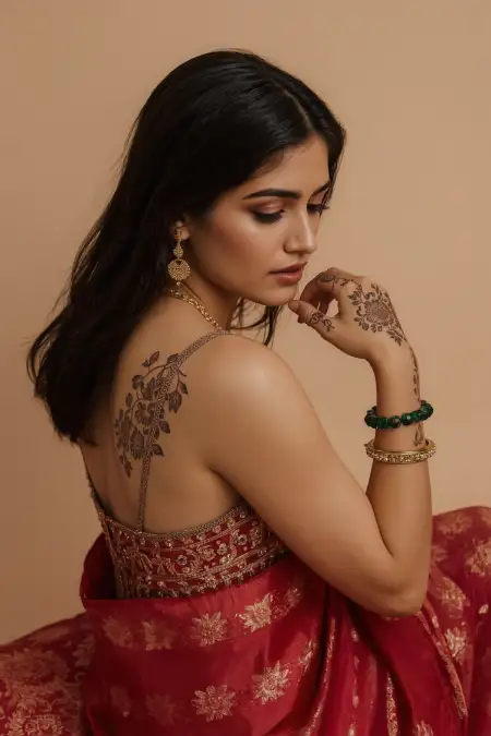 Latest Hariyali Teej Mehndi Design - Free Teej Mehndi Design Download