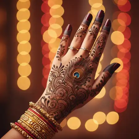 Latest Karva Chauth Mehndi Design 2025 - Free Karva Chauth Mehndi Design Download