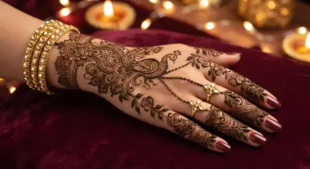latest karwa chauth mehndi design 2026 - Karwa Chauth Mehndi Design 2026