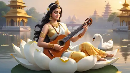 latest saraswati puja 4k wallpapers free