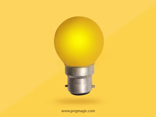 led light bulb yellow