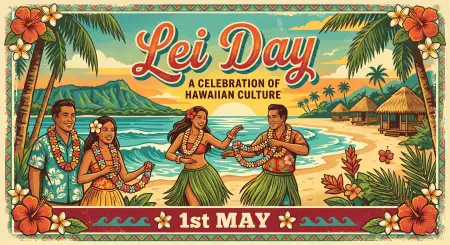 Lei Day 2026 Celebration Poster Png - Free Lei Day 2026 Download