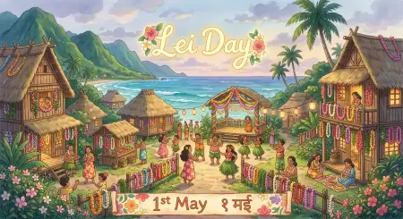 Lei Day 2026 Colorful Event Poster - Free Lei Day 2026 Download