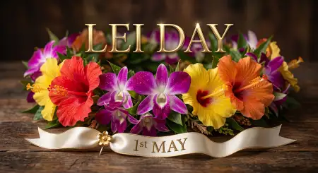Lei Day 2026 Decorative Floral Png - Free Lei Day 2026 Download