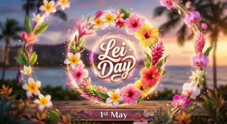 Lei Day 2026 Editable Psd Templates - Free Lei Day 2026 Download