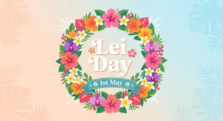 Lei Day 2026 Floral Illustration Hd - Free Lei Day 2026 Download