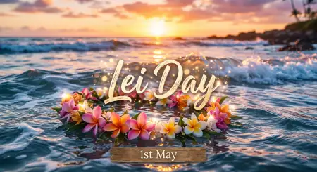 Lei Day 2026 Greeting Quotes Images - Free Lei Day 2026 Download