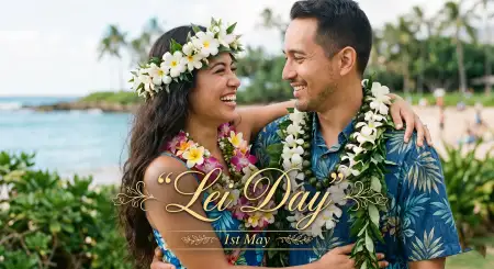 Lei Day 2026 Hd Floral Background - Free Lei Day 2026 Download