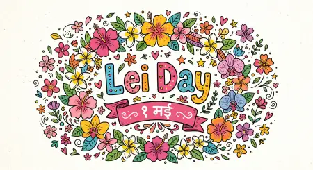 Lei Day 2026 Png Sticker Pack - Free Lei Day 2026 Download