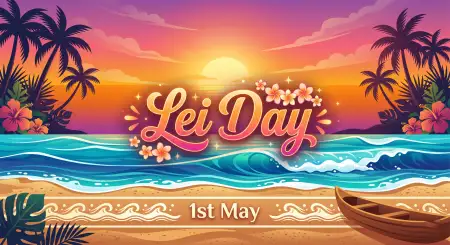 Lei Day 2026 Vector Illustrations Free - Free Lei Day 2026 Download