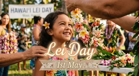 Lei Day 2026 Wishes Images Free Download - Free Lei Day 2026 Download