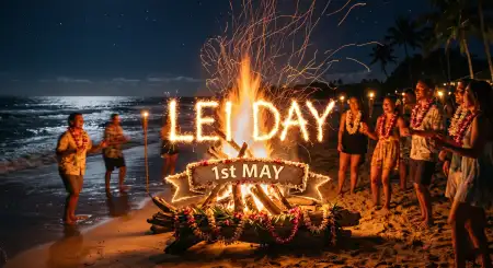 Lei Day 2026 Youtube Thumbnail Ideas - Free Lei Day 2026 Download