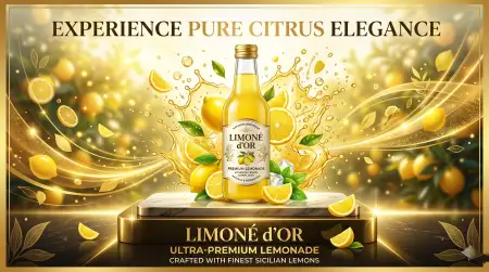 Lemon Juice Advertisement Banner - Free Lemon Juice Background Download