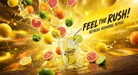 Lemon Juice Beverage Ad Background - Free Lemon Juice Background Download