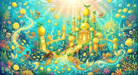 Lemon Juice Bubbles Background Design - Free Lemon Juice Background Download