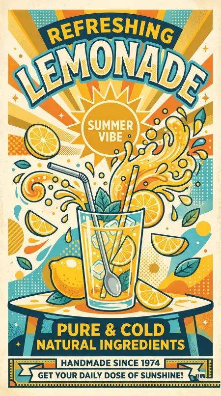 Lemon Juice Colorful Summer Background - Free Lemon Juice Background Download