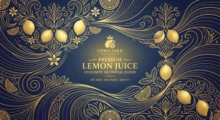Lemon Juice Creative Background Template - Free Lemon Juice Background Download