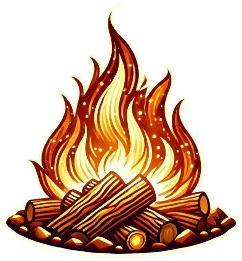 lohri fire png for high-quality festival ads