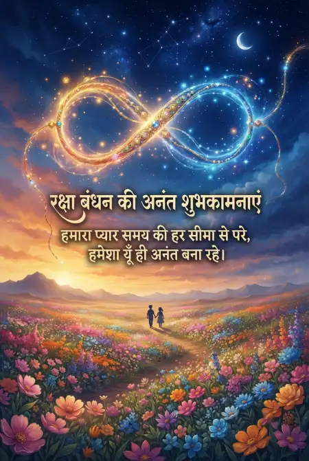 Free Long Distance Brother Raksha Bandhan Emotional Wishes Hindi Image Image Download