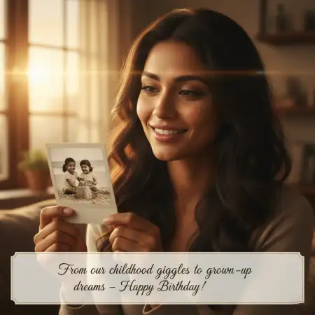 Free Long Emotional Happy Birthday Message For Sister Background Download