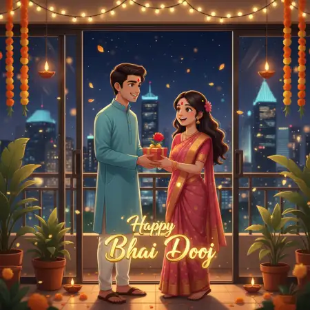 Long Paragraph Happy Bhai Dooj 2025 Wishes For Brother - Free Happy Bhai Dooj 2025 Wishes Download