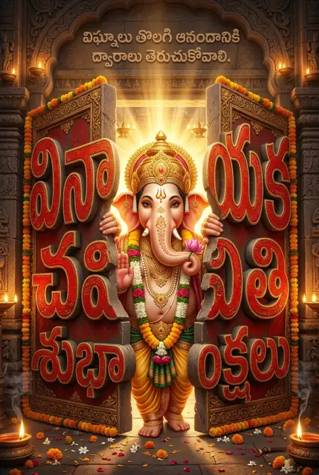 Lord Ganesha Quotes In Telugu