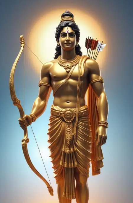 Lord Rama Bow Arrow Painting For Puja - Free Arrow Download