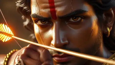 Lord Rama Killing Ravana With Bow And Arrow - Free Arrow Download