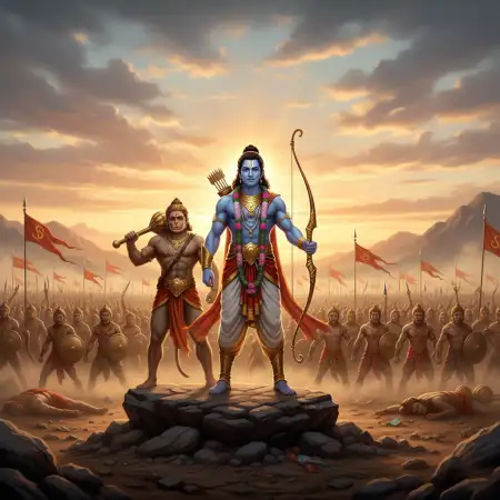 Lord Rama Mandala Art Background Hd - Free Background Download