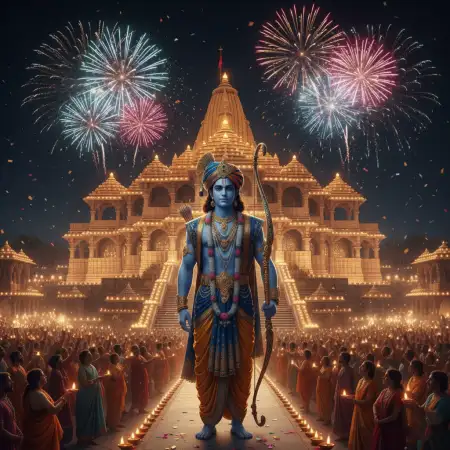 Lord Rama Sunset Background Hd - Free Background Download