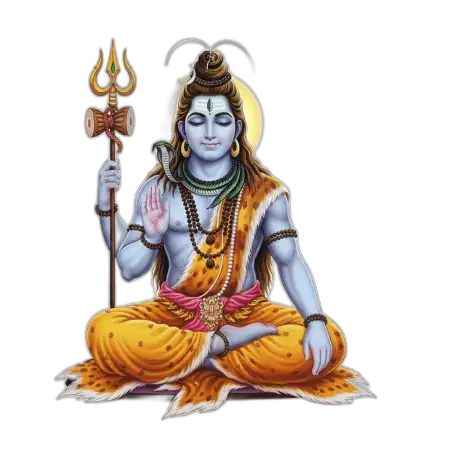Free Lord Shiva Illustration Png PNG Image Download
