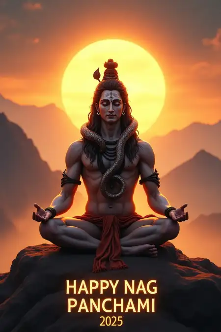 Lord Shiva Nag Panchami 2025 Image Hd - Free Happy Nag Panchami 2025 Download