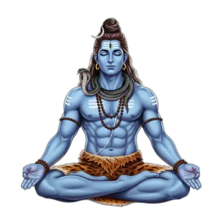 Free Lord Shiva Png Divine Illustration PNG Image Download