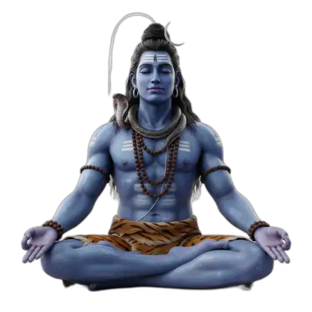 Free Lord Shiva Png Meditation Pose PNG Image Download