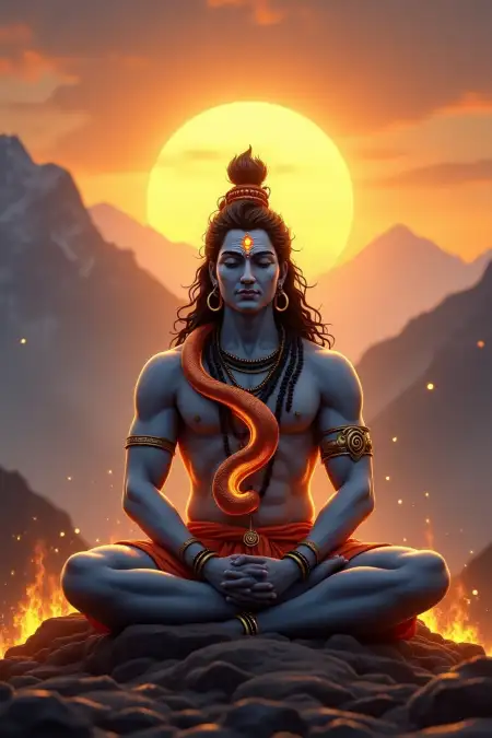 Lord Shiva With Naag Png For 2025 - Free Happy Nag Panchami 2025 Download