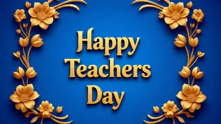 Lovely Happy Teachers Day Greeting Card For Teachers 2025 - Free Happy Teachers Day Download