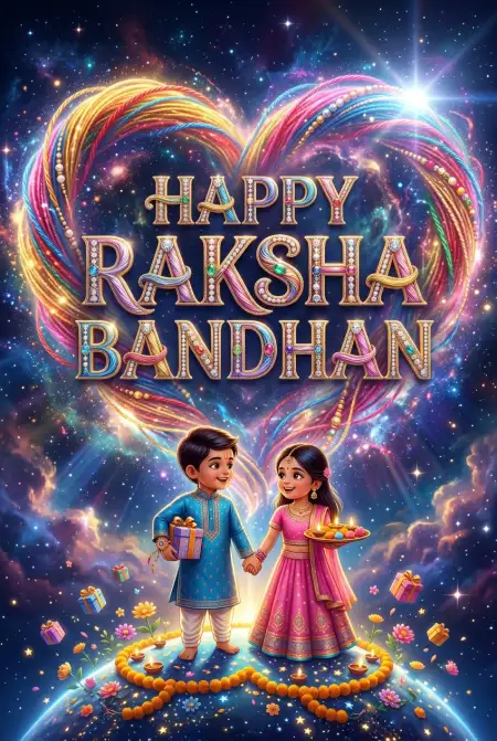 lovely rakhi quotes about brother sister bond for kids